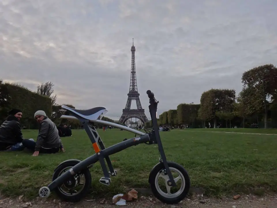 Sure to be a head-turner, the Stigo electric scooter