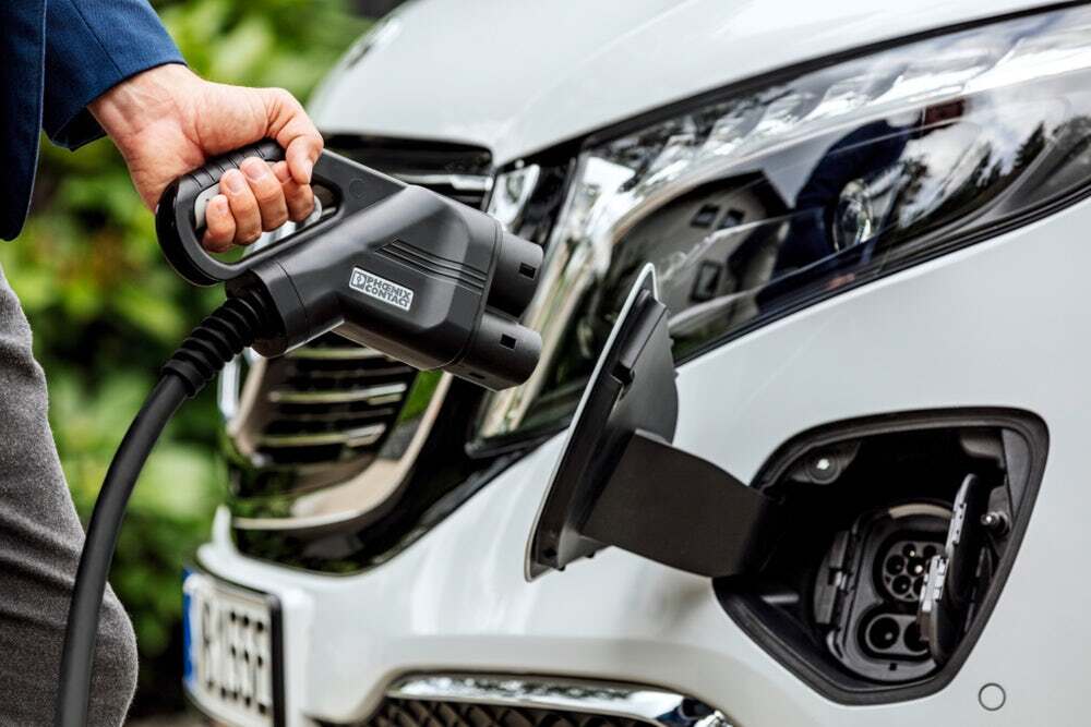 Charging up the Mercedes EQV