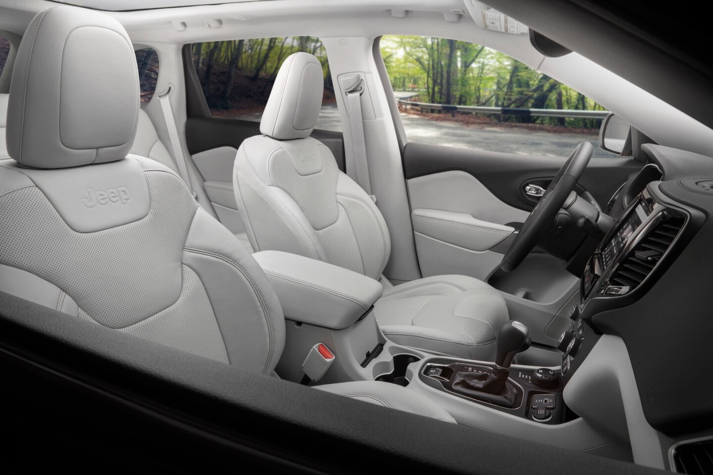 The 2019 Cherokee is much more upscale inside, with less monotone and more variety in trim materials