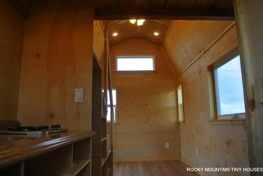 The customer intends to stain and paint the interior of the Bitterroot Valley herself