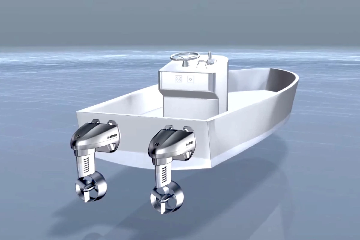 Yamaha states that if two propulsion units are installed, boats can move sideways for docking