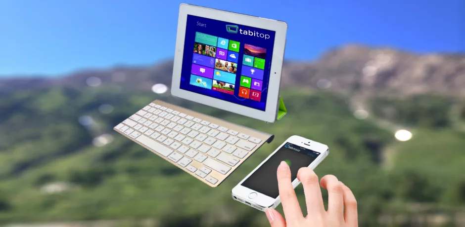TabiMouse lets your iPhone serve as a trackpad mouse for a PC-emulating iPad