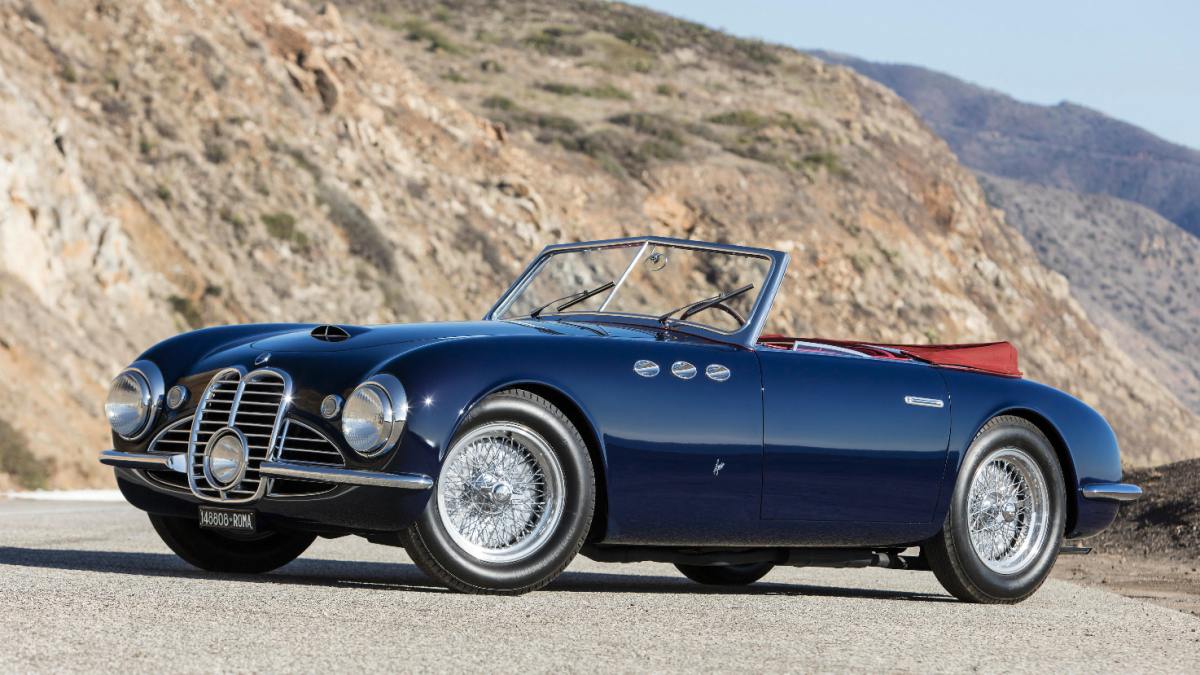 $2,755,000 | 1951 Maserati A6G/2000 Spider | Auction Link: Bonhams