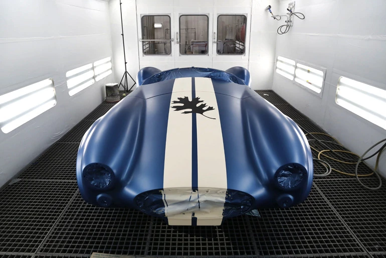 The ORNL Shelby Cobra with oak logo