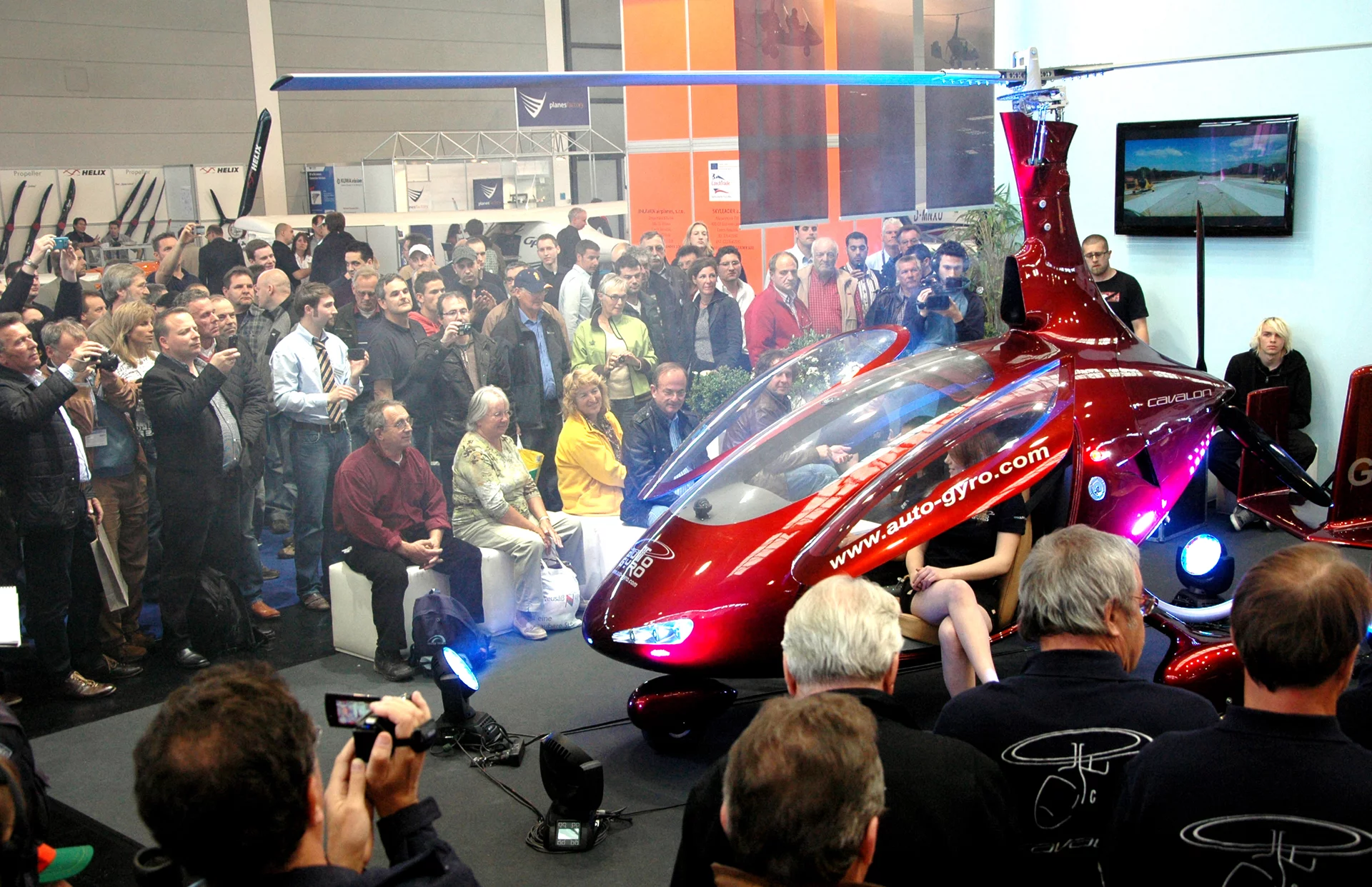 Auto-gyro's Cavalon at Aero Friedrichshafen this week