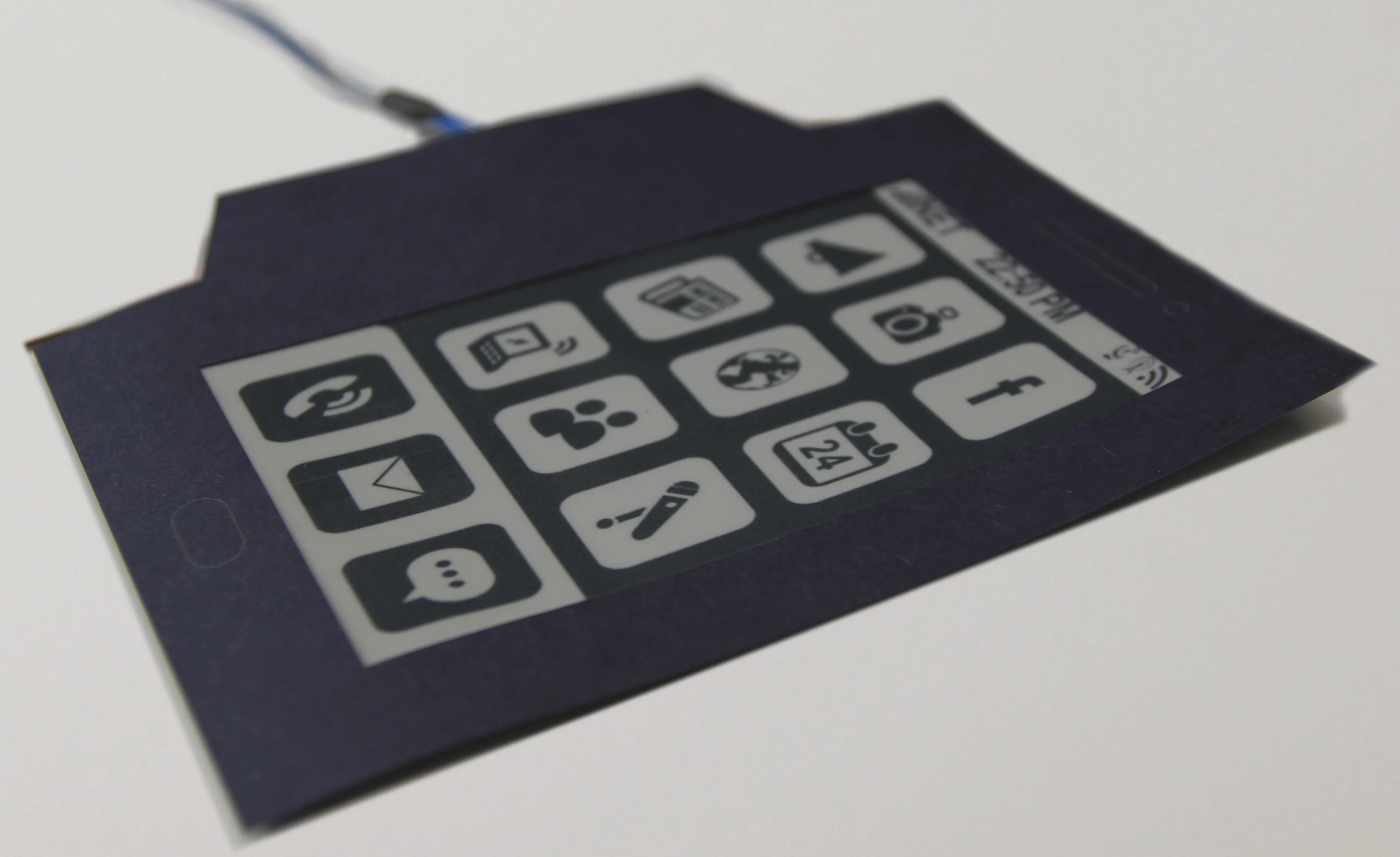 The MorePhone in its flat state