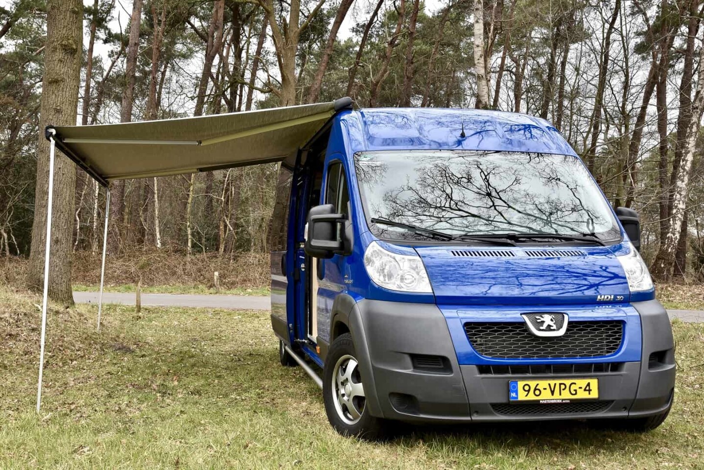 The tiny home camper is based on a Peugeot Boxer van