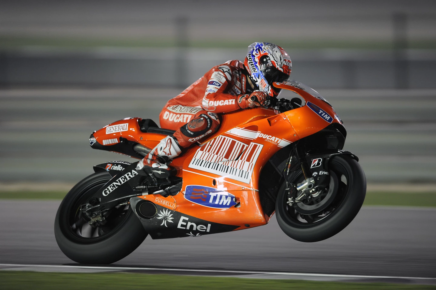 Casey Stoner on the GP10 to be auctioned