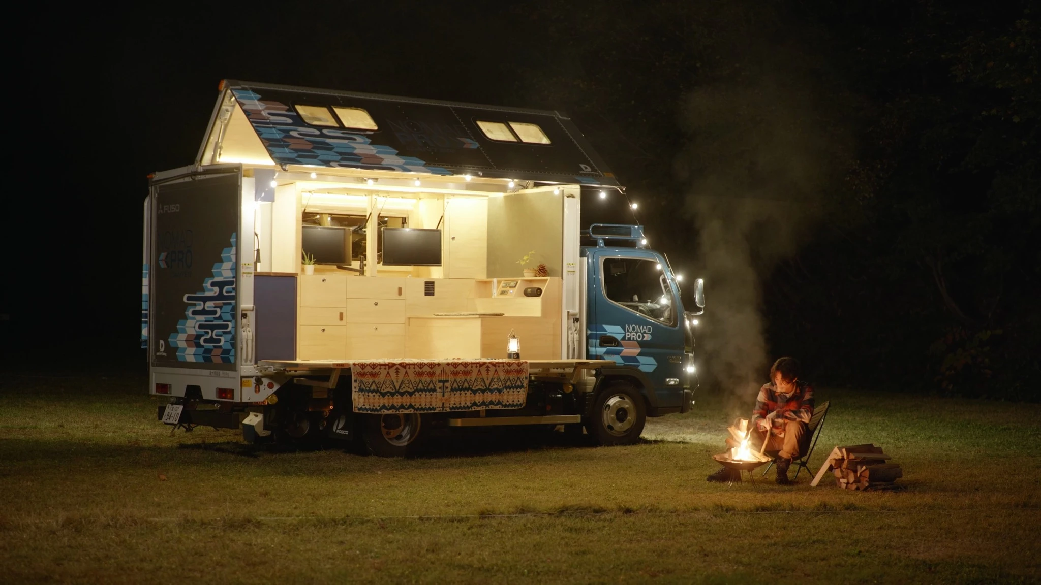 A solo overnight trip with the Fuso NomadPro Canter