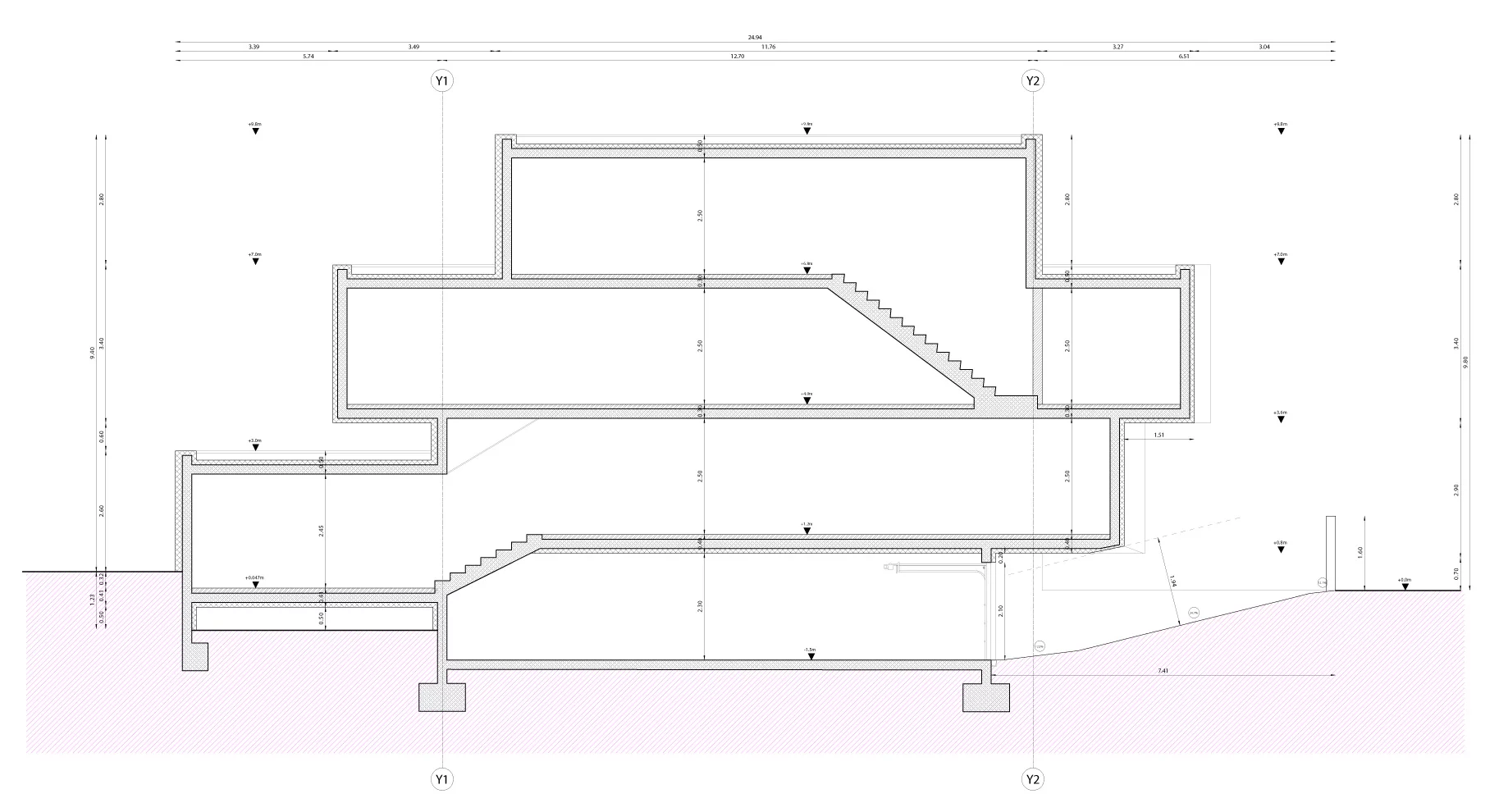 Architectural plan of MaHouse
