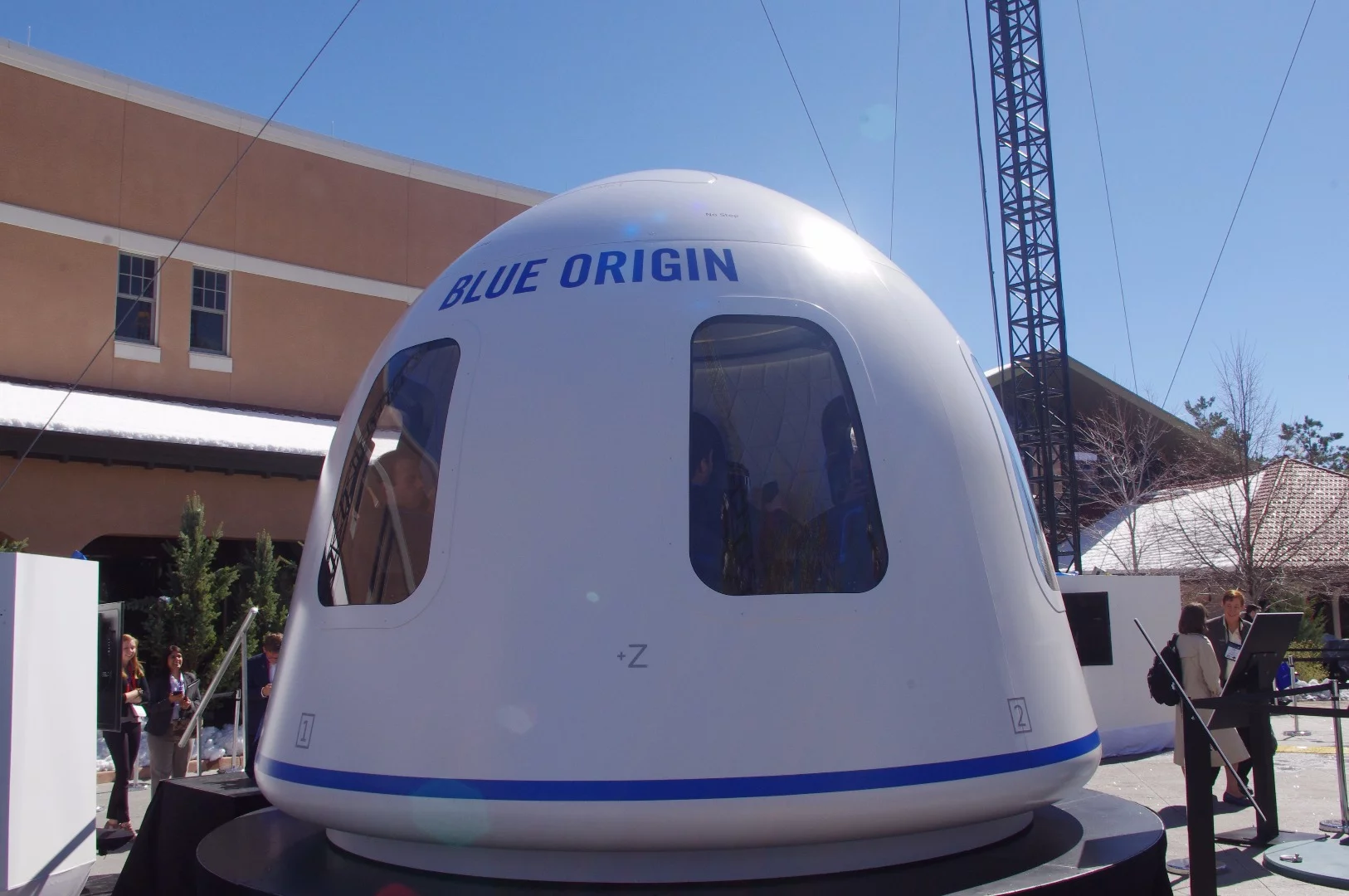The Blue Origin crew capsule
