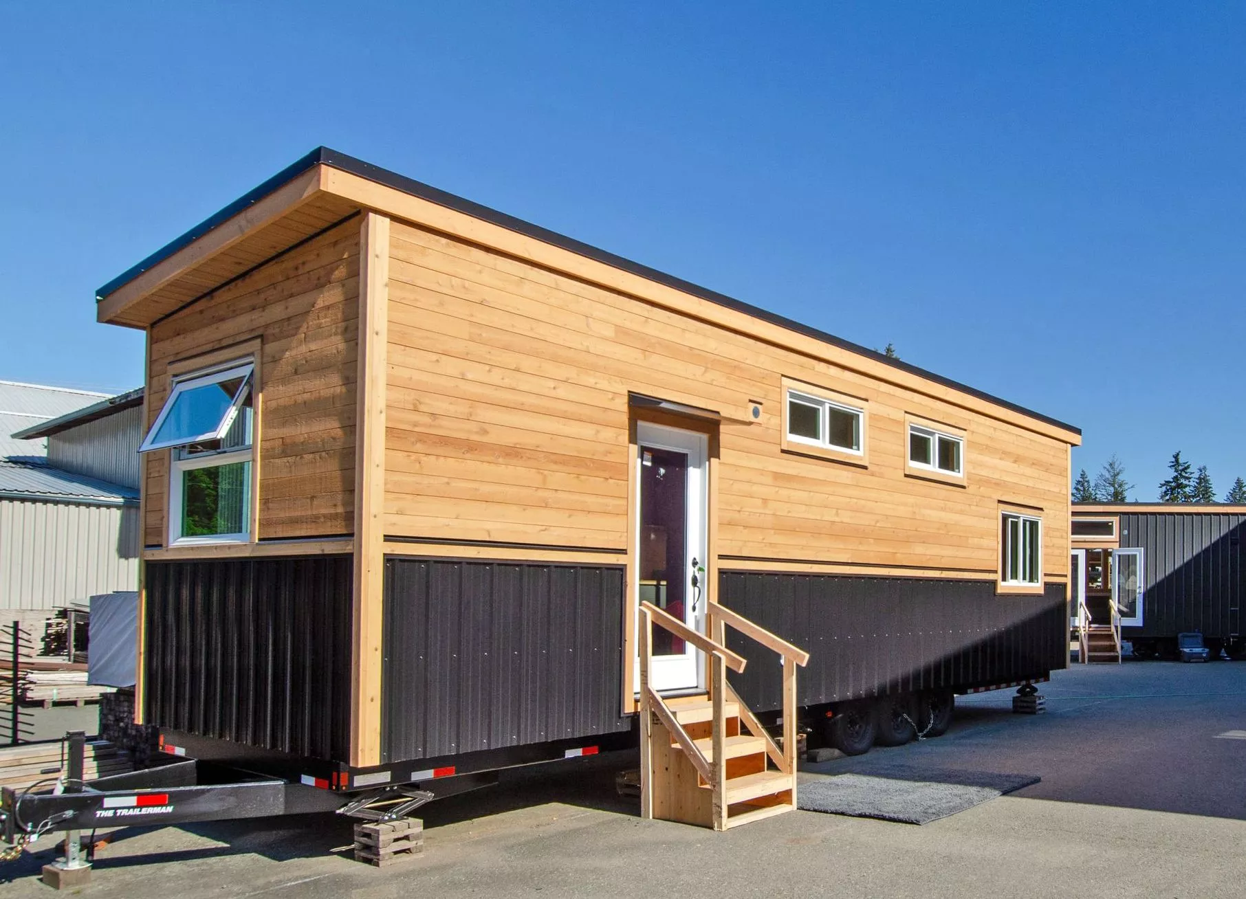 The Juniper is a spacious tiny house that's a good fit for two people who want to live full-time on wheels