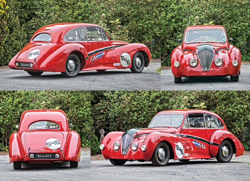 Noted British designer, driver and entrepreneur Donald Healey took his latest design, the Healey Elliott 2.4 litre to Italy in December 1946 where in testing by "The Motor" magazine, it recorded 104.65 mph over a flying quarter mile and was subsequently claimed it to be the fastest closed production car in the world. Marqueart has the full story on the Healey Elliott including magazine and newspaper clippings of the attempts.