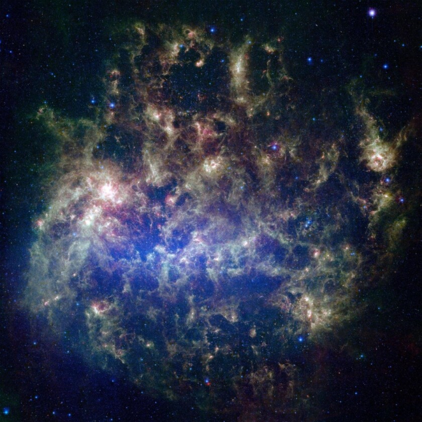 Recent studies have found that the LMC is much more massive than it looks, containing almost twice as much dark matter as was previously thought