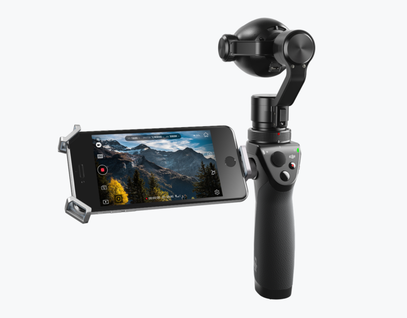 DJI says it has also improved the stabilization technology in the Osmo+ for even smoother shots