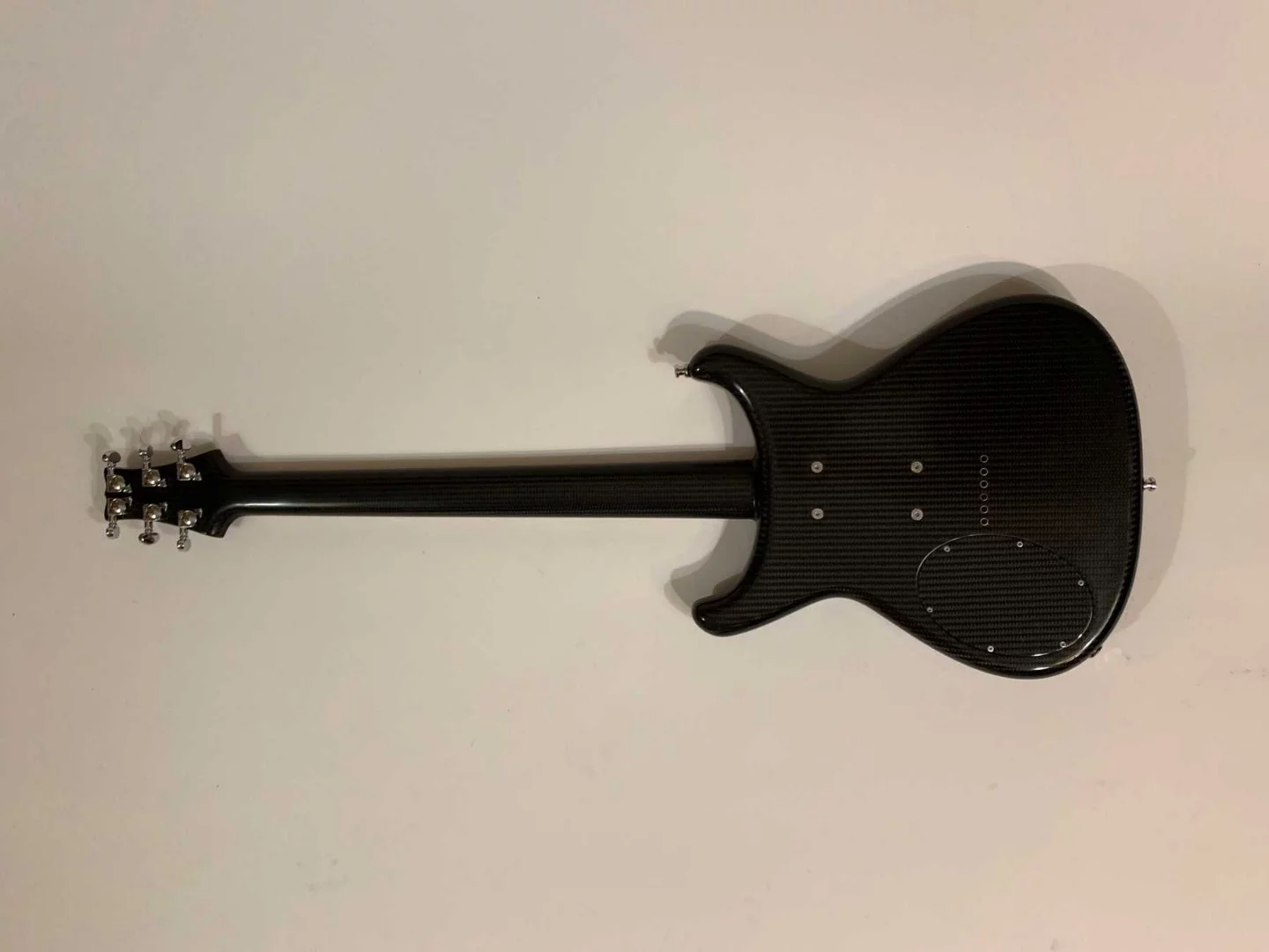 The extensive use of carbon fiber makes for a great looking instrument, and a lightweight one too