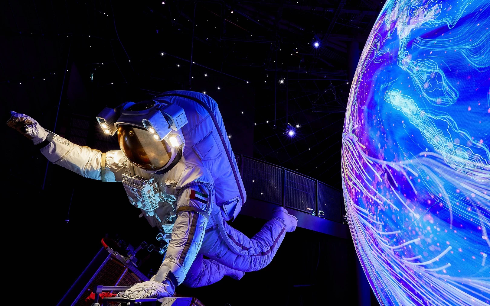 Alif's exhibits include Dubai's past and the future of space travel