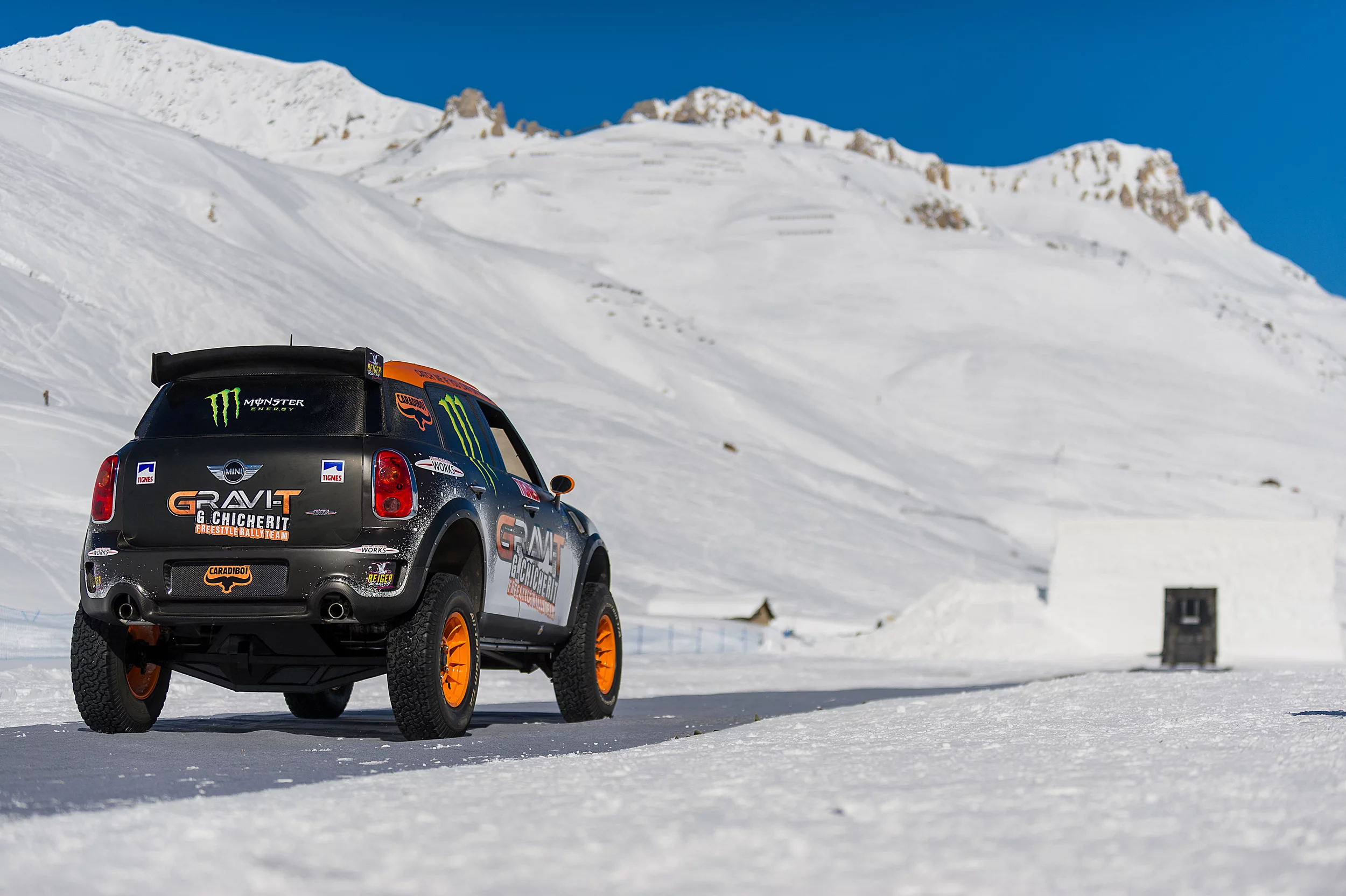 Guerlain Chicherit prepares to make the jump