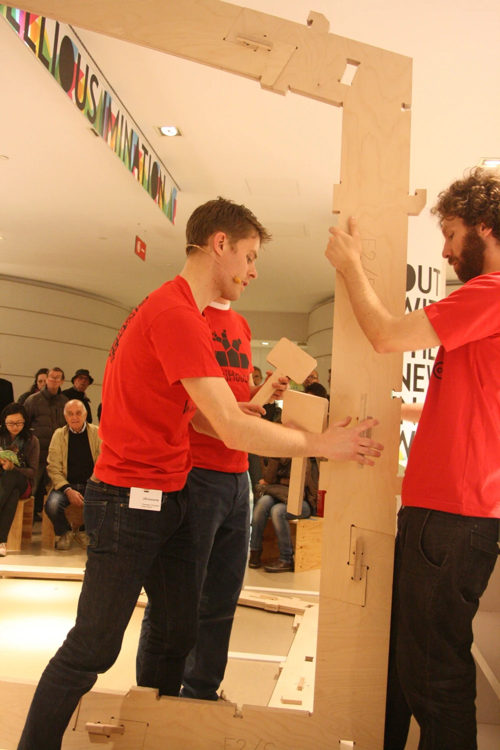 WikiHouse construction (image: Bridget Borgobello/Gizmag)