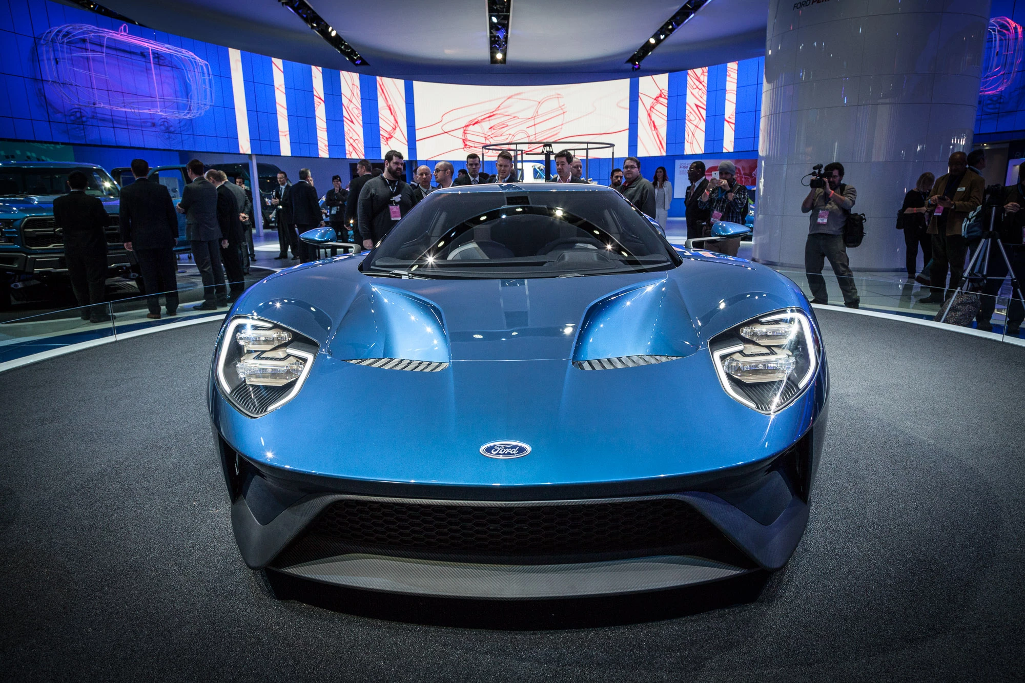 The third generation GT from Ford at the 2015 Detroit Auto Show (Photo: Loz Blain/Gizmag)