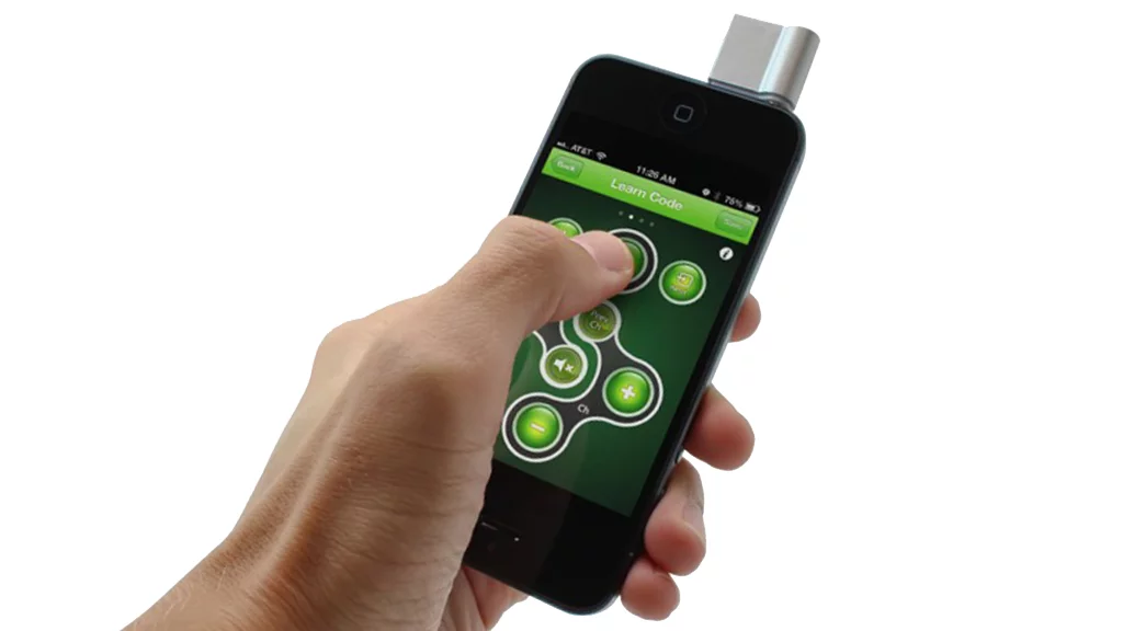 The Satechi Universal Remote turns an iOS device into a universal remote control