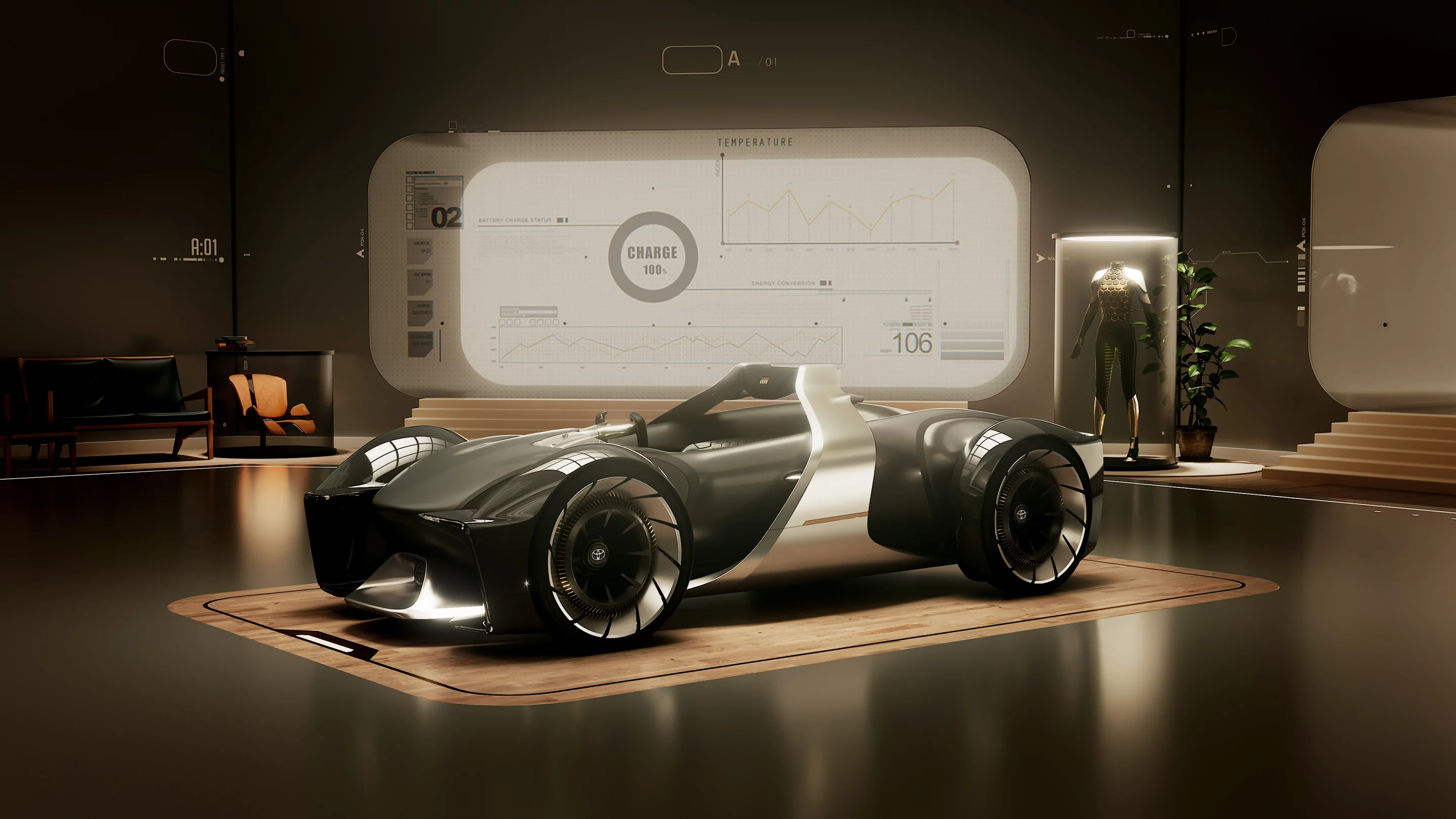 Toyota's e-Racer: a complete sci-fi dream, but at least it's a good looking one