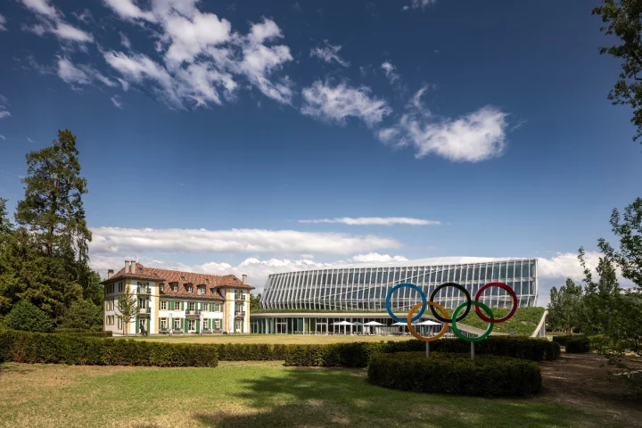 The Olympic House serves as workplace to a total of 500 staff
