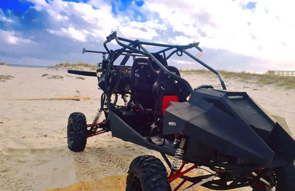 The SkyRunner can whip that sand into a frenzy, hitting speeds up to 70 mph