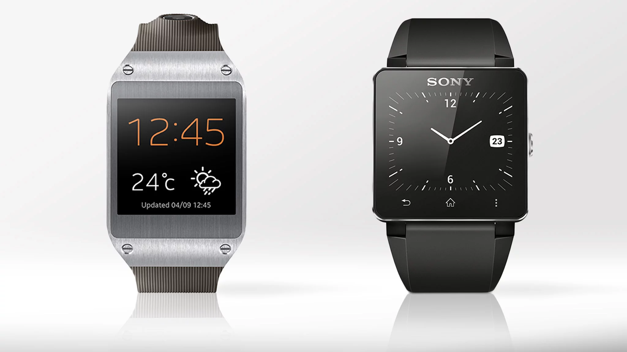 Samsung Galaxy Gear or Sony Smartwatch 2? Gizmag compares their features and specs