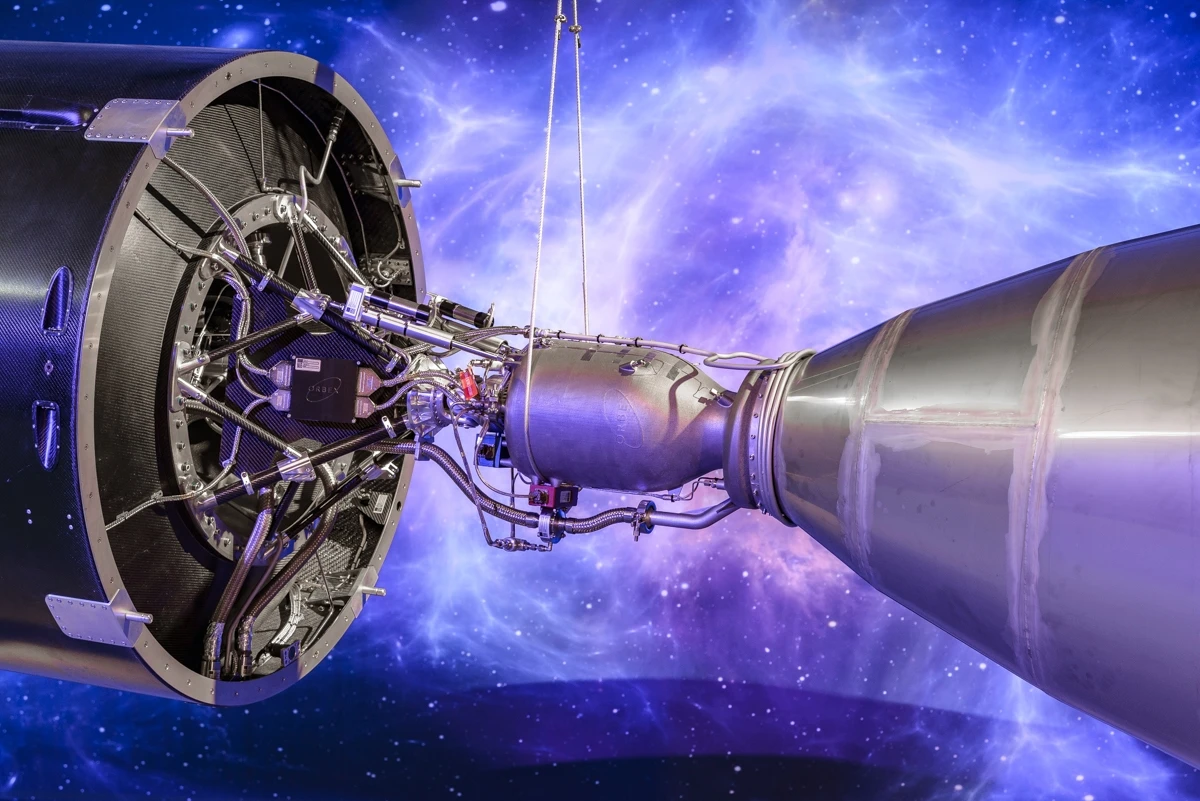 The engine is installed in the second stage of the Orbex Prime rocket