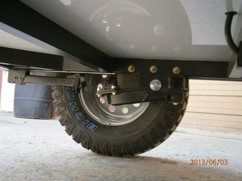 The 510 uses a Timbren Axle-Less off-road suspension set-up