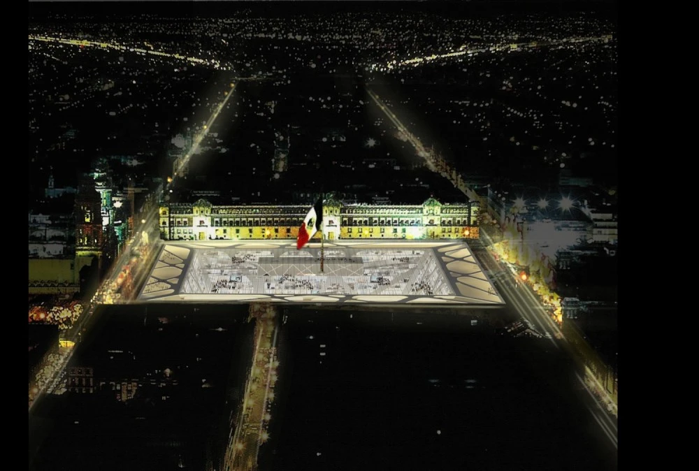 The historic city square is commonly used year round for events such as concerts, political gatherings, open-air exhibitions and cultural celebrations (Image: BNKR Aquitectura)