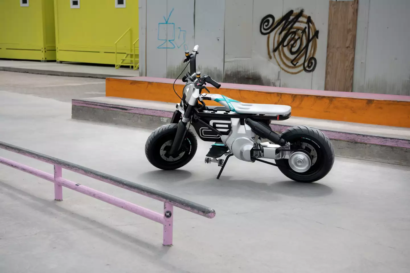 The CE-02 rides on chunky 15-inch wheels, and features an 11-kW motor for a top speed of 90 km/h