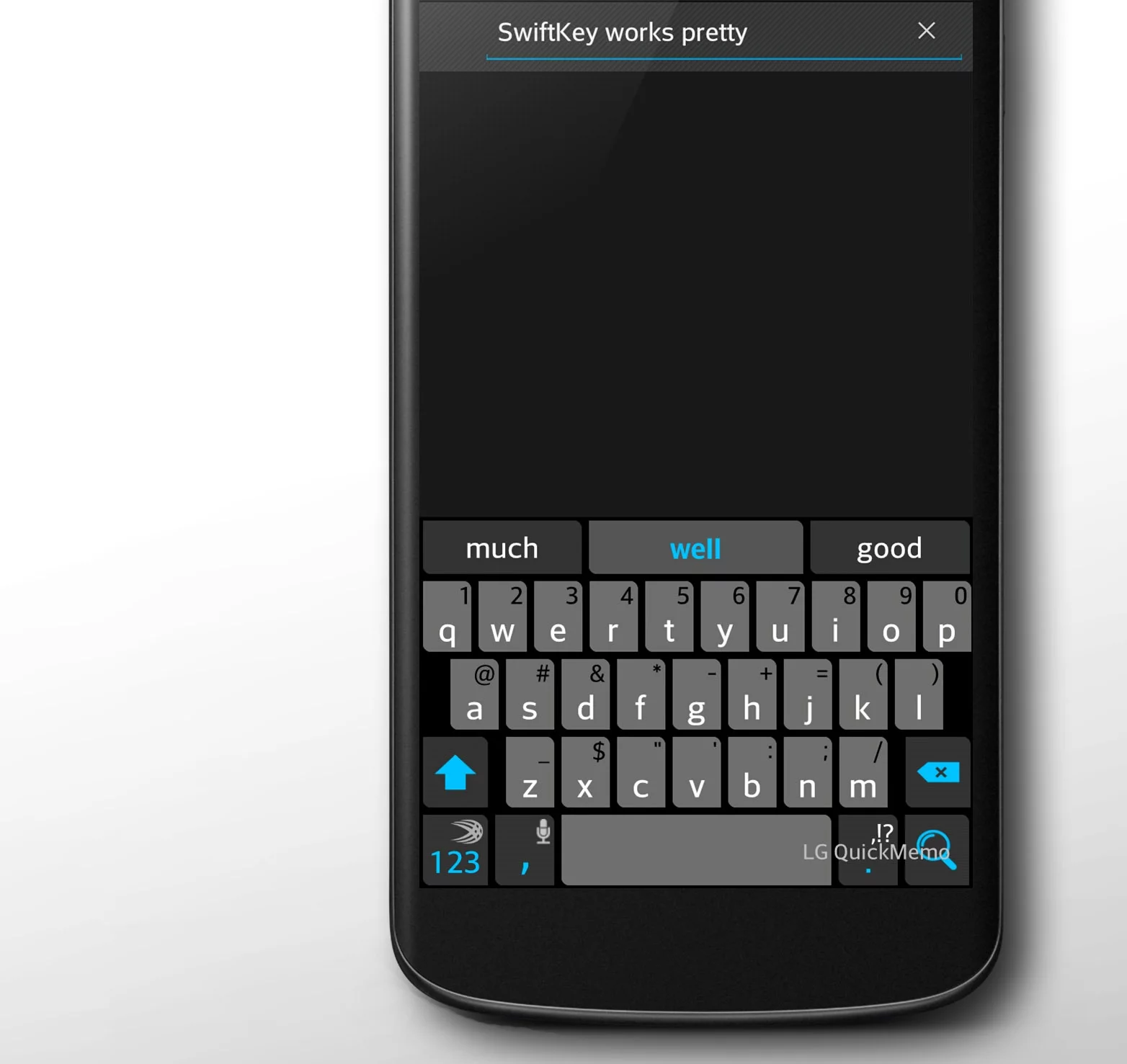 One of Swype's biggest competitors is SwiftKey, with its recently added Flow feature