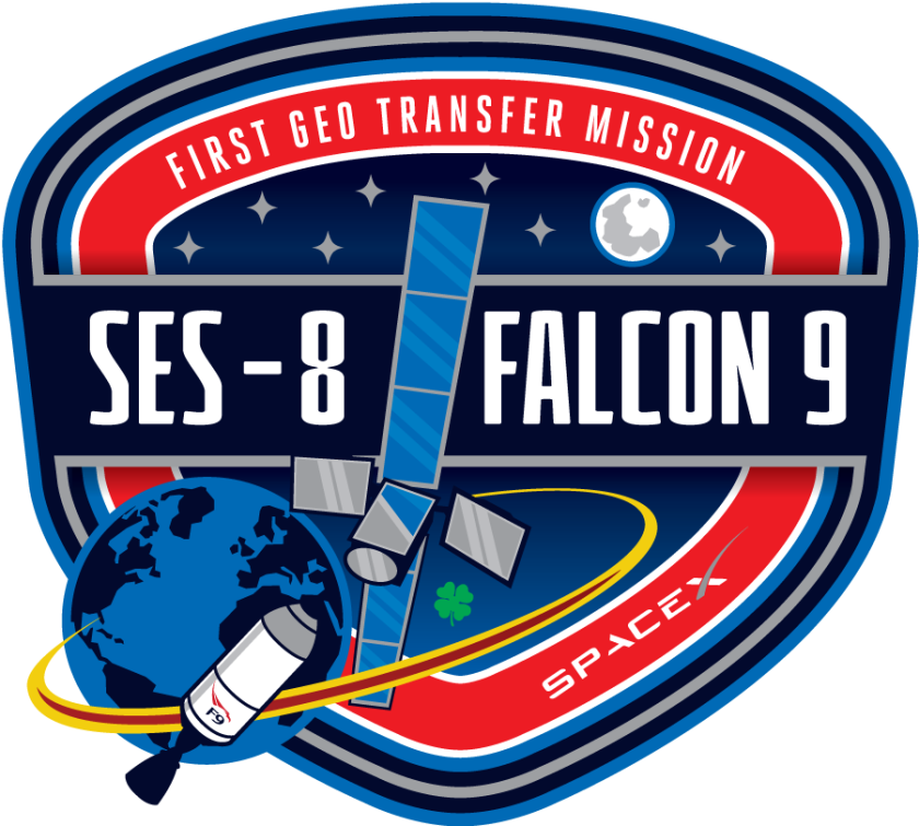 SES-9 mission patch