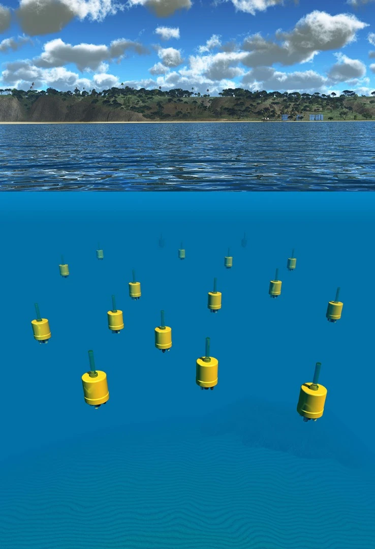 The bots were deployed in a 16-strong swarm spanning 300 m (984 ft) in diameter