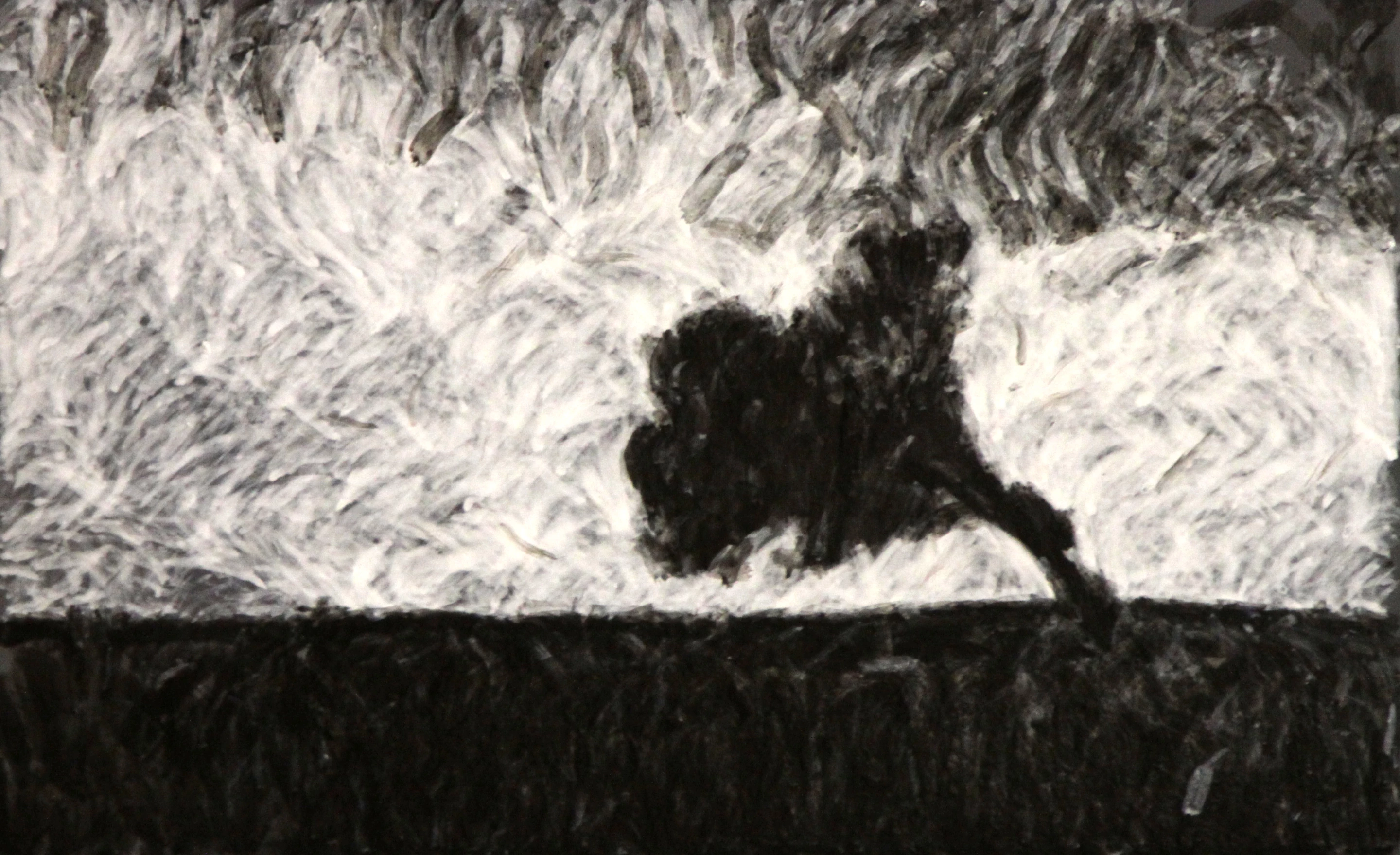 Another painting by robot painter e-David