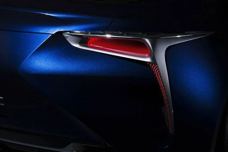 The Lexus LF-LC Blue concept vehicle