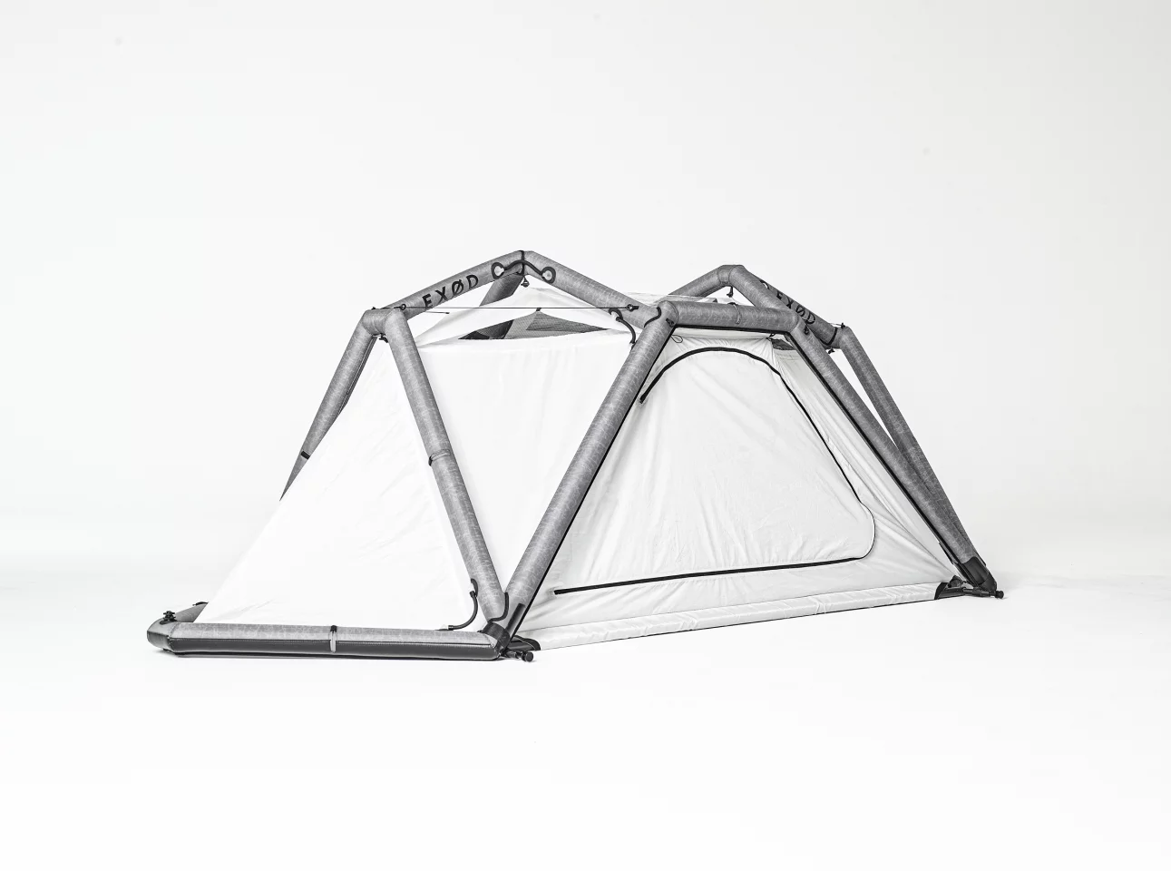 Exod plans to sell the Home just as a ground tent and as a full kit with hanging hardware