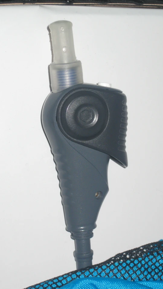 The removable Mist 'N Sip attachment lets you mist yourself with the press of a button