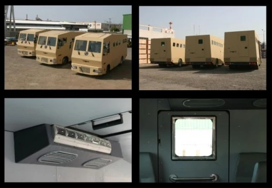 Labock uses the most appropriate chassis and motors, and custom builds vehicles from chassis up, with protection against AP (armor piercing) bullets and significant bomb blast protection