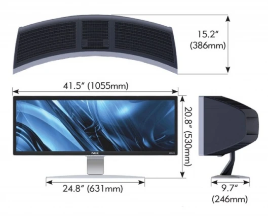 The NEC CRV43 is bulkier because it uses DLP technology