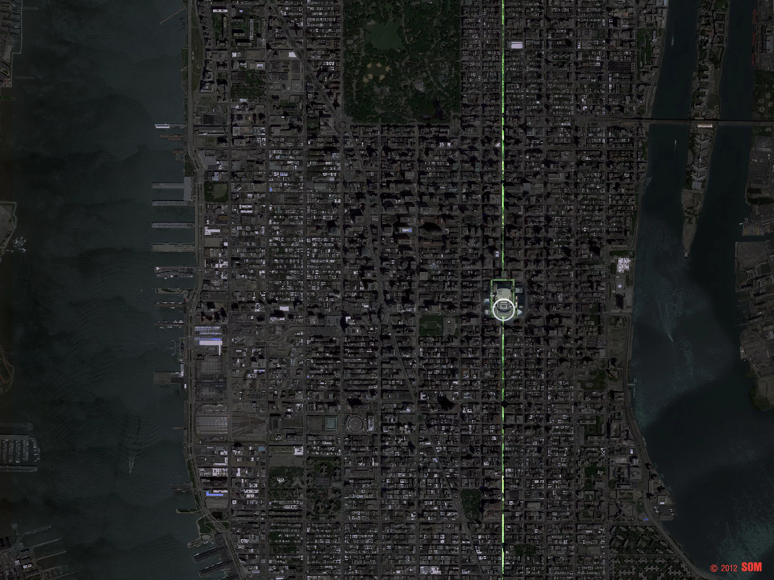 SOM's vision from above (Image: © 2012 SOM)