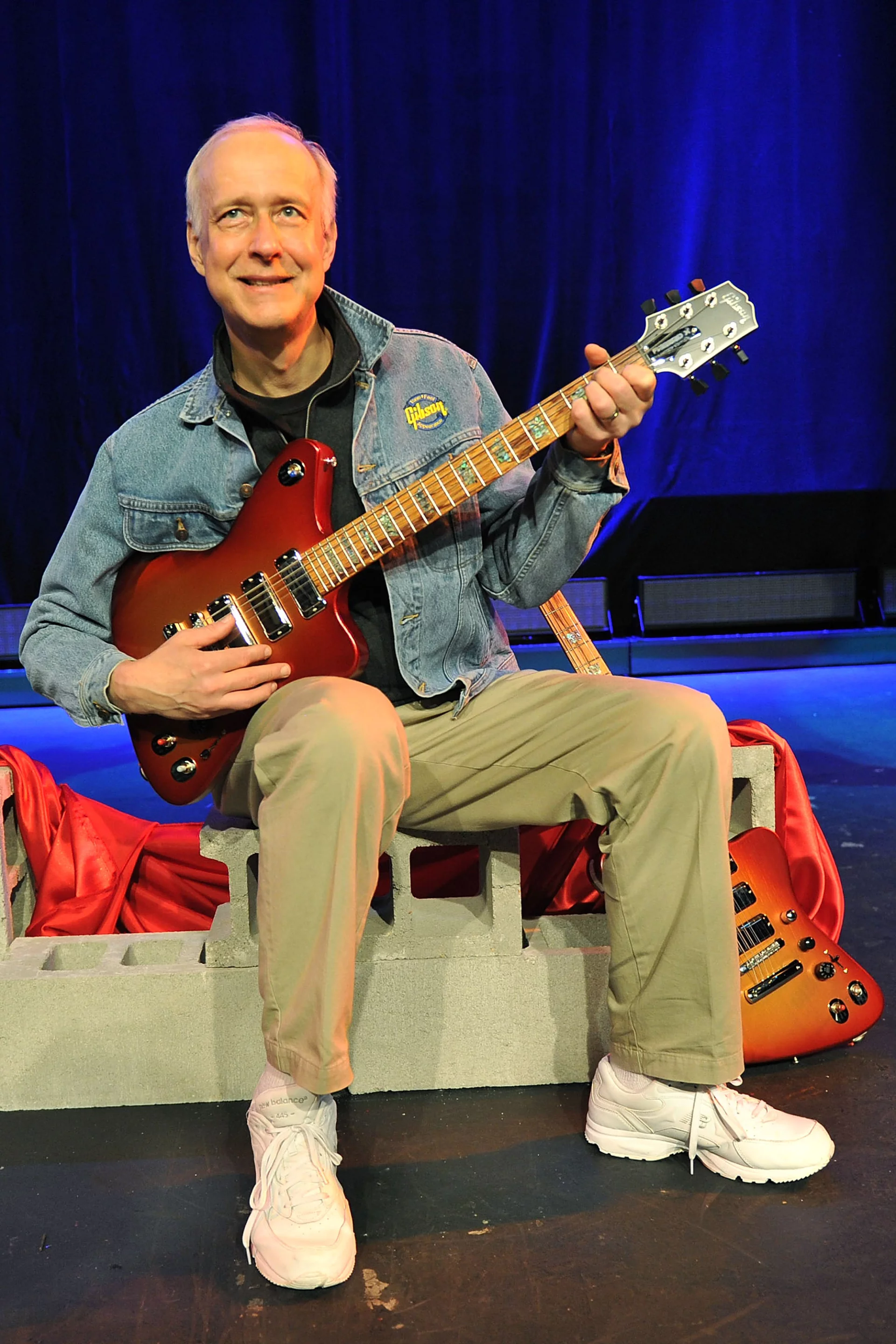 Gibson CEO Henry Juszkiewicz with the limited edition Firebird X