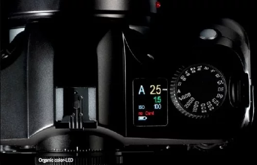 Full color OLED settings display