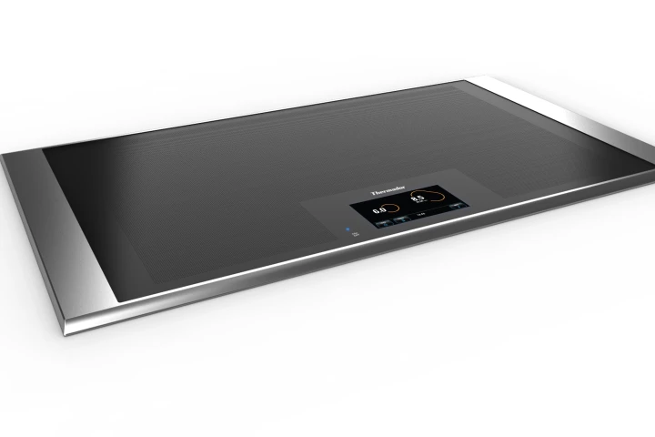 The Freedom Induction Cooktop will heat cookware placed anywhere on its surface, and will adapt its active area to the shape and size of that cookware's footprint