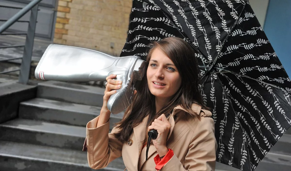 Using a Welly as a phone on a day when you would wear a Welly may not be a well considered decision