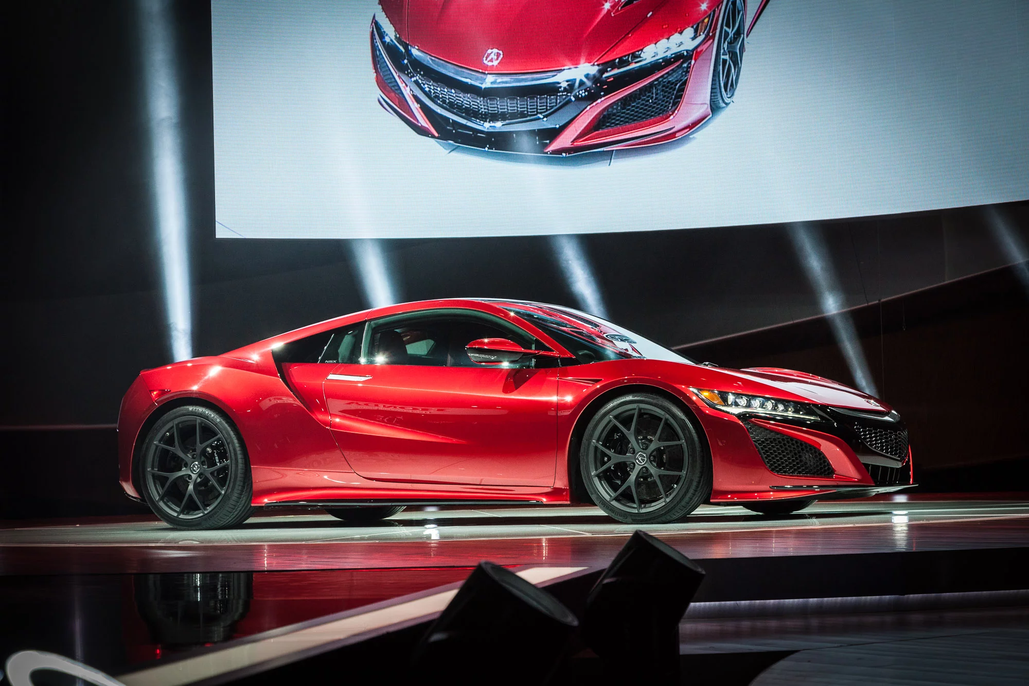 The production spec Acura NSX Version 2.0