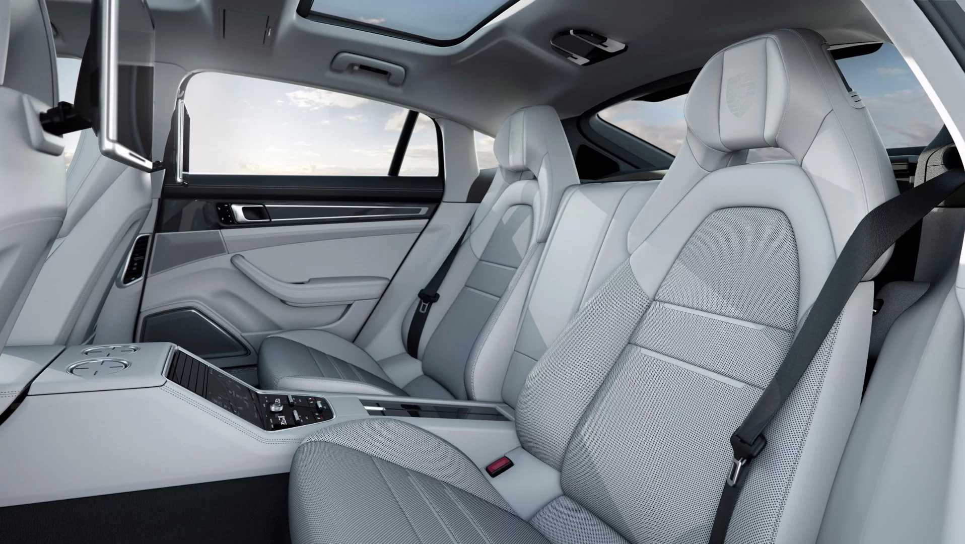 The rear seats in the Panamera Executive have more room, thanks to a 150 mm extension to the wheelbase