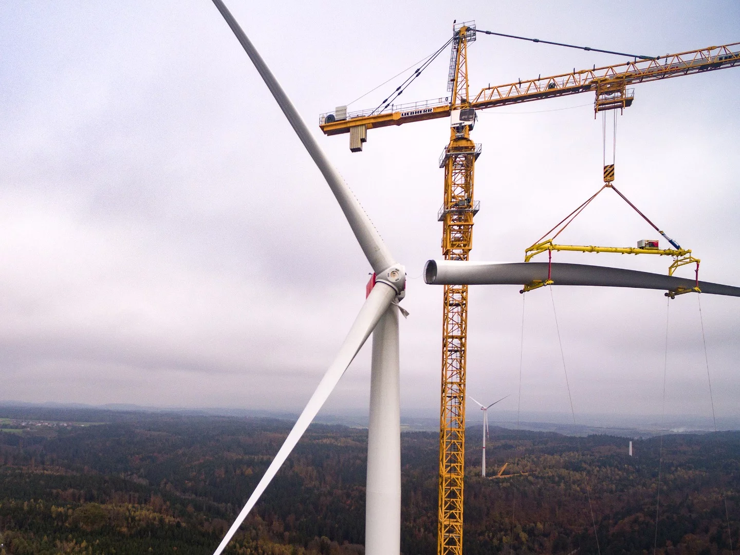 The world's highest wind turbine has a rotor diameter of 137 meters